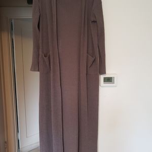 Long duster cardigan sweater